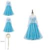 Elsa Princess Dress For Girls Halloween Costume Kids Fairy Tale Dress