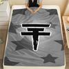 1PC Tokio Hotel Print Flannel Blanket, High Quality All Seasons, Home Decor, Warmth and Comfort, Perfect for Christmas Gifts