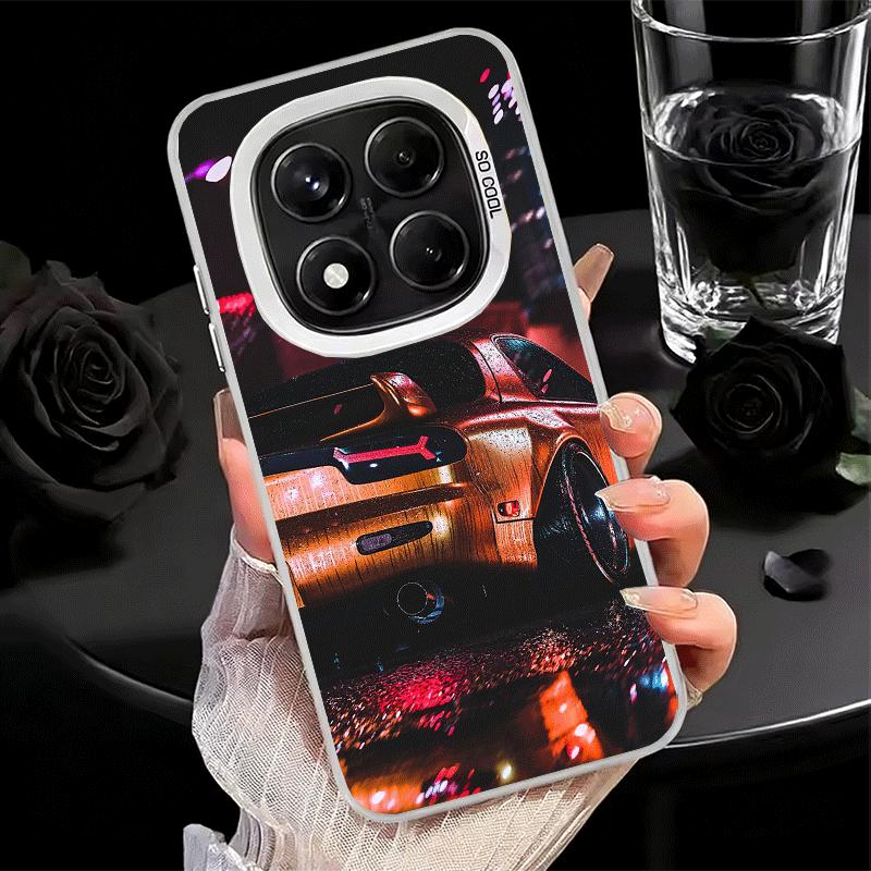 Japan JDM Sports Cars Theme Soft Phone Case for Xiaomi Redmi Note 13 14 15 Pro Plus 12S 12 11S 11 11T 10S 10 Shockproof Cover Ba