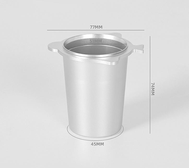Coffee Filter Catcher FOR BREVILLE 8 Series Espresso Coffee Machine Grounds Cup Aluminum Alloy Anti Spill Dust Collection Cup