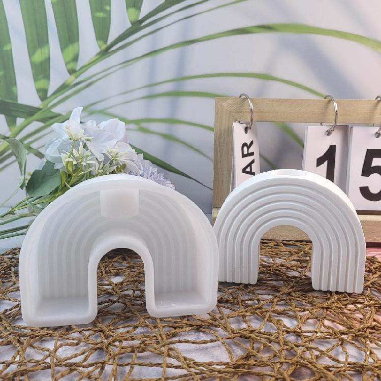 Arched Candle Holder Molds for Making Tealight Holder