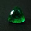 Natural Green Emerald Loose Gemstone Exclusive Muzo 8 ct Trillion Cut for Jewelry Making and Crafts