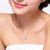 Fully Diamond Leaf Necklace Jewelry for Women Versatile High-end Collarbone Chain