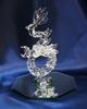 Handmade Glass Craft Feng Shui Good Luck Luck Dragon