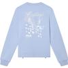 Fila Official Womens Pullover Sweatshirt 2023 Autumn Fashion Casual Simple Round Neck Knit Top Women Tops Starry-Purple F11W338208FVT
