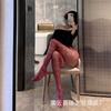 Man Want Sexy Lace Jacquard Sex Stockings Women's Thin Anti-hook Solid Color Pantyhose Transparent Fishnet Socks 4005