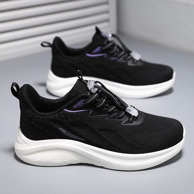 

Fashion Shoes Woman 2025 Fashion Sports Thick Sole Anti Slip Outdoor Running Buckle Platform Wear-resistant Casual Training Shoes 44
