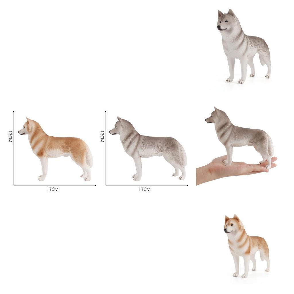 Pvc Husky Dog Model Collectible Figurine For Home Decor And Gift