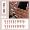 Press On Acrylic Fake Nails Set with Glue High Quality Handmade Nail Extension French Tips Woman False Short Nails Press Ons