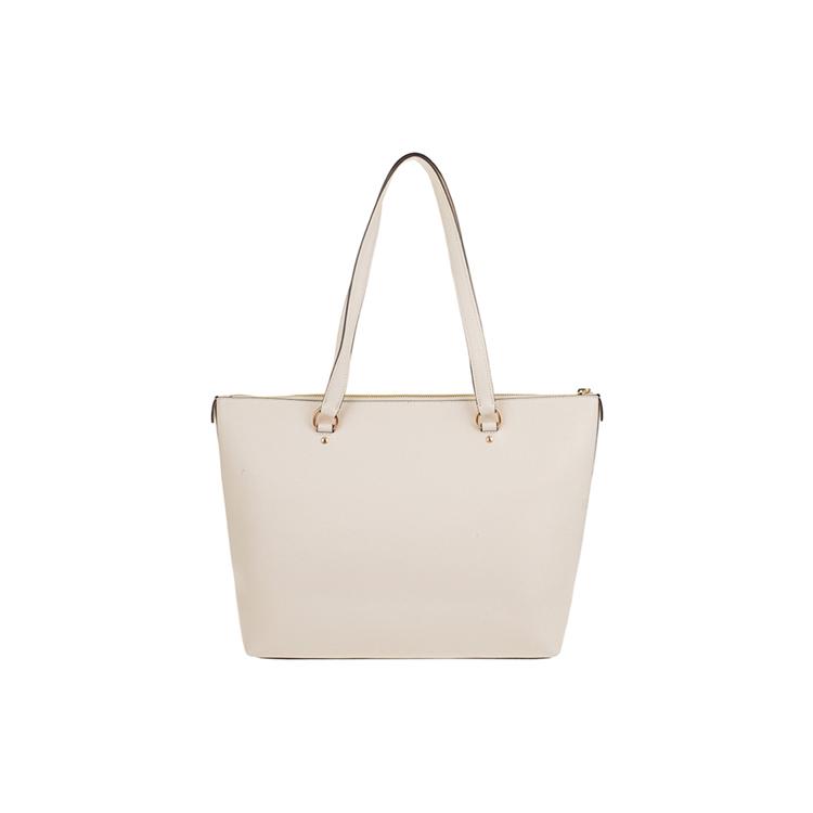 New COACH Gallery Cross Grain Cow Leather Tote Bag, Shopping Bag, Handbag, Shoulder Bag Women's White 79608-IMCHK