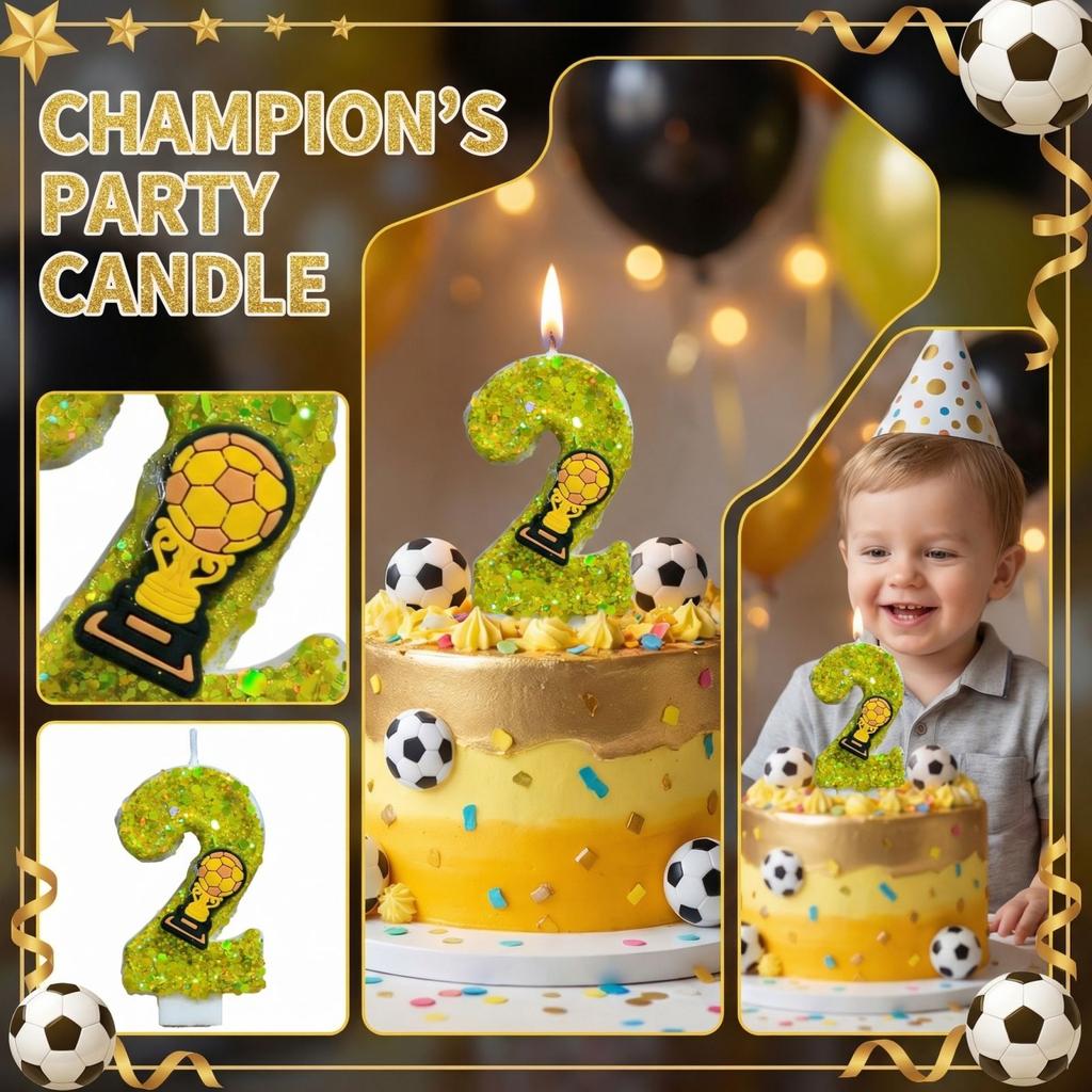 Fashion Cartoon Creative Birthday Candles Party Digital Candles