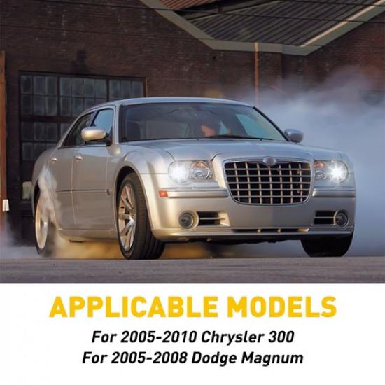 B-Säulen Schwarz Passend 300C Chrysler Magnum Dodge & Satz 2005-2010 6X Türverkleidung