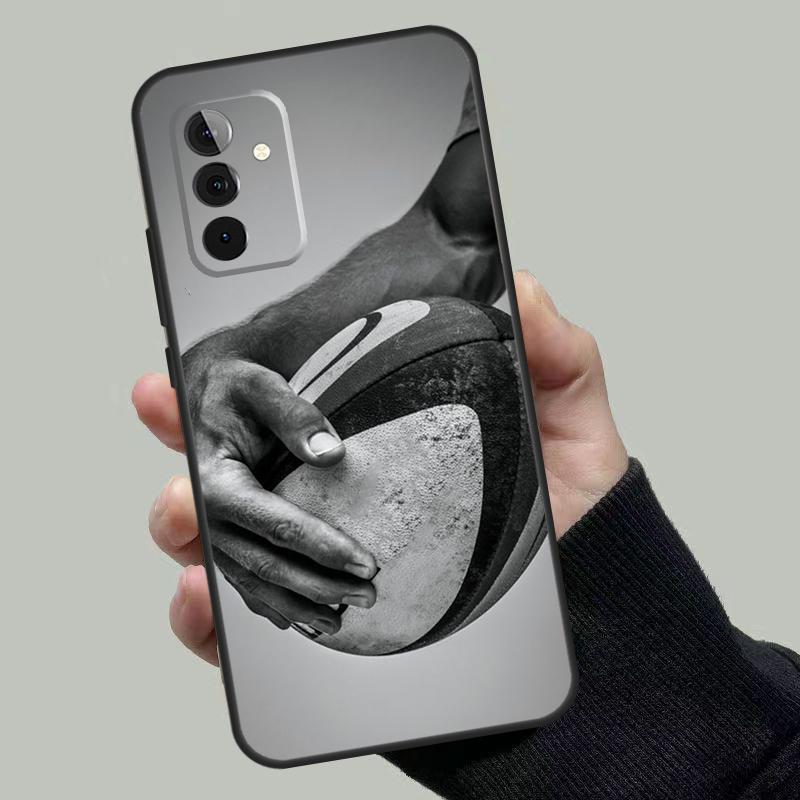 Rugby Ball Case For Samsung Galaxy A06 A16 A26 A36 A56 A53 A32 A52 A33 A13 A55 A35 A15 A14 A34 A54 A17