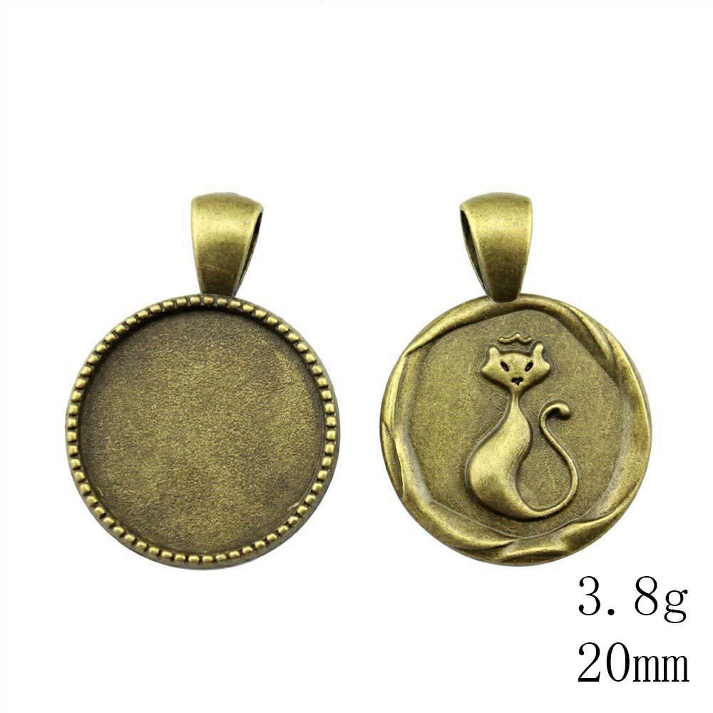 Bijuterii și Accesorii de Ziua Mamei Potrivite pentru Cabochon de Sticlă Rotund 20mm Bază Setare Tavă Bezel Piese Accesorii Bijuterii Accesorii pentru Bărbați