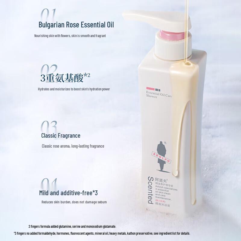 Adolph Gentle Silky Shampoo & Shower Gel Set