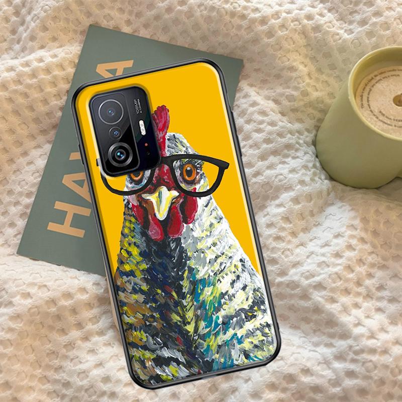 Chicken Hen Rooster Case For POCO F5 Pro F3 F4 X4 GT M5 X3 X5 Pro Back Cover For Xiaomi 13 Lite 12 X 11T 12T Pro
