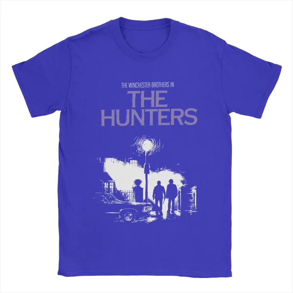 The Hunters Supernatural & The Exorcist Men T Shirts Casual Tees Short Sleeve O Neck T-Shirts Cotton Original Clothes