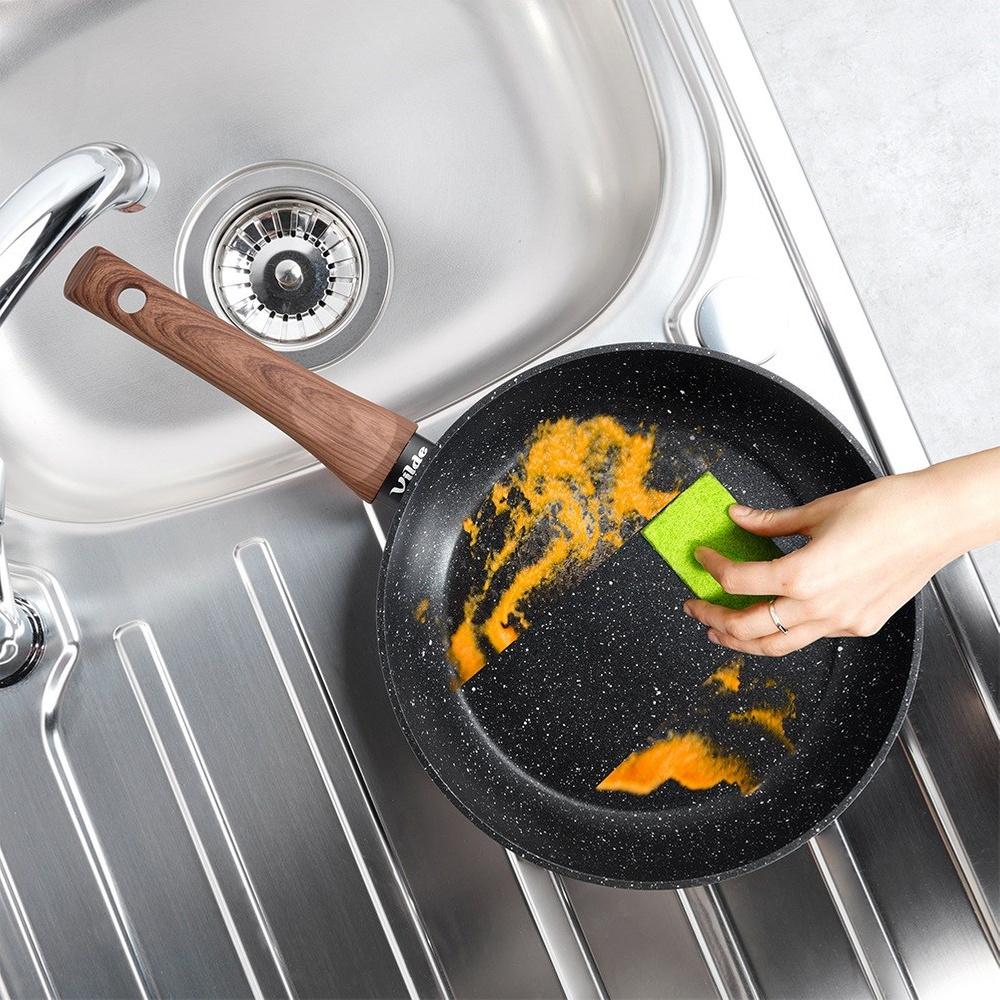 Poêle à Frire Granit 24 cm pour Gaz et Induction