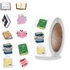 500PCS Bookish Roll Stickers Notebook Personalized Laptop Account Decoration Luggage Living Coffee Wall Cup Phone Case Stickers