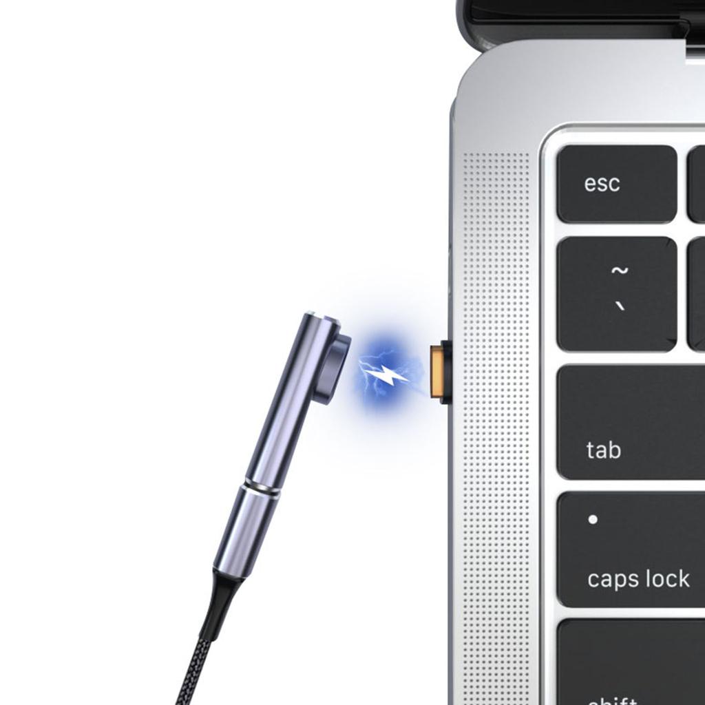 USB C Magnetic Adapter 24 Pins Type C Connector Support Thunderbolt 3,USB3.1, PD 140W Quick Charge,40Gb/s Data Transfer