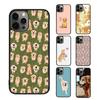 Cartoon Golden Retriever Dog Phone Case Cover For iPhone 17 Air 15 16 16e 14 13 12 11 Pro Max Coque For Apple PLUS Fundas