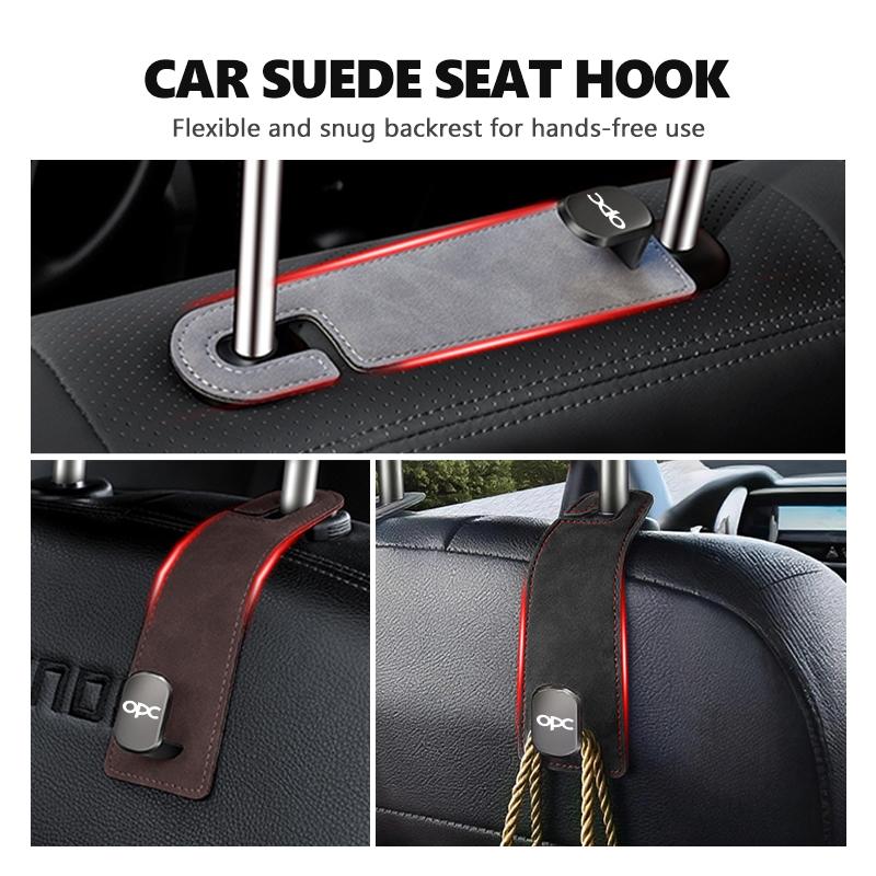 BBGH1 Hidden Car Seat Back Hook Wear-Resistant Rear Row Storage Hanger For Opel Mokka Astra H K J G Corsa D E Vectra C B Insignia