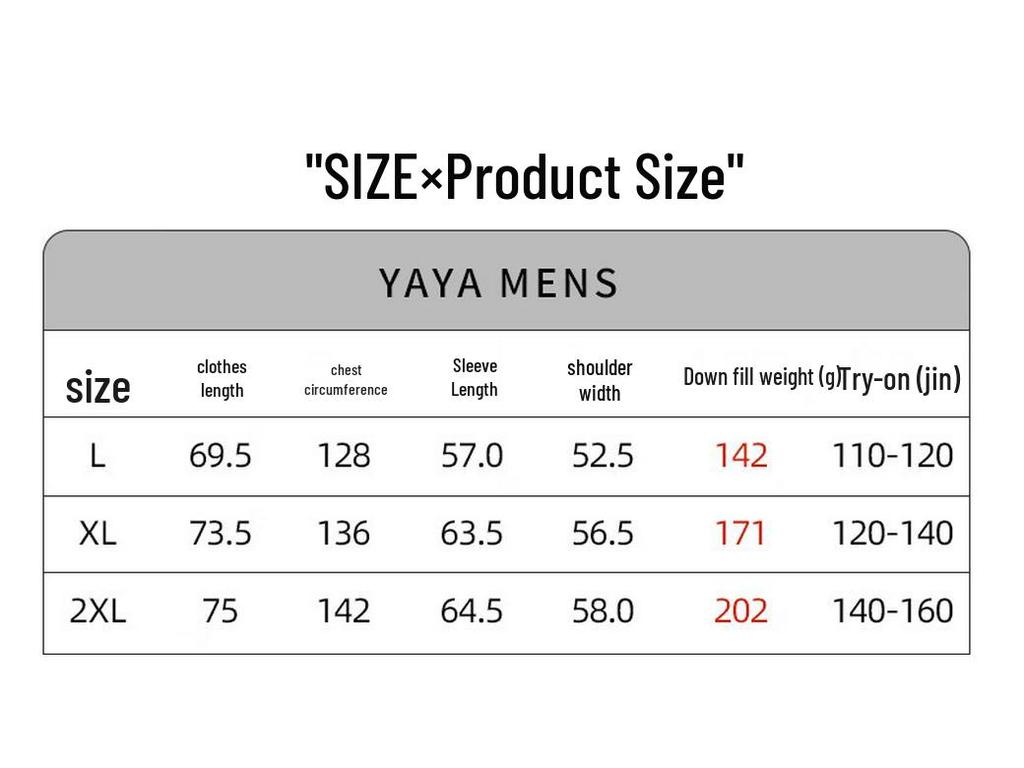 YAYA Men's Hooded Winter Down Puffer Jacket