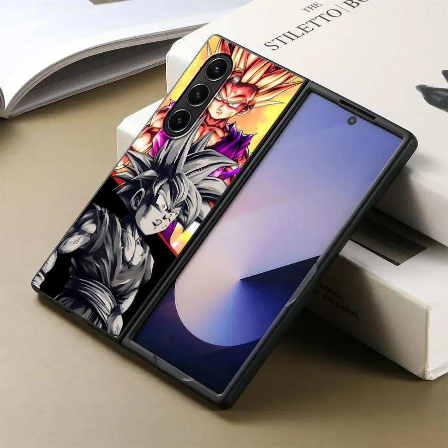 Anime Dragon Balls Case for Samsung Galaxy Z Fold 7 6 5 4 3 ZFold4 ZFold3 ZFold6 ZFold5 ZFold7 Back Phone Cover