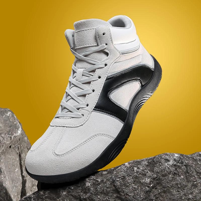 

Men Winter Spring Autumn Casual Outdoor Sports Waterproof Plus Size Sneakers NonSlip New Casual PlusSize Man Retro Non slip Rubber Boots Ankle Shoes 37