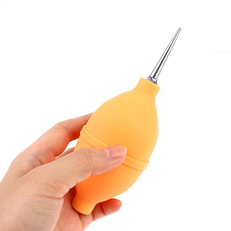 

2 в 1 ремонт телефона пылеочиститель шарик воздуходувки для очистки пыли клавиатуры печатной платы 11.5*5.5cm оранжевый