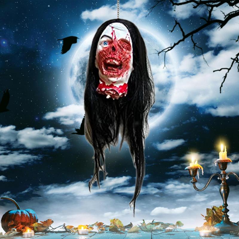 Halloween Severed Head Scary Halloween Prop Latex Severed Head Soft Breathable Party Supplies Vivid Design For Halloween 