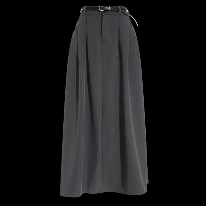 Women's Elegant A-Line Midi Skirt