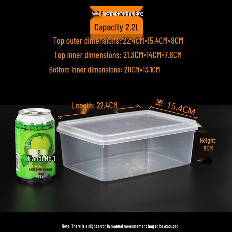 Zhaoran Rectangular Plastic Food Storage Container