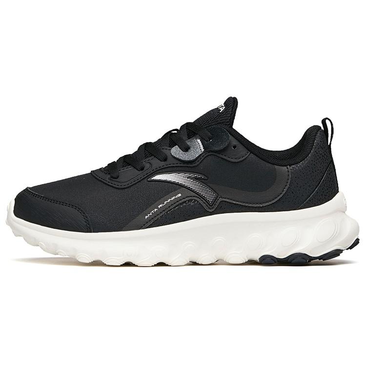 (WMNS) ANTA Running Series Sneakers  Black Silver White  Women s 122115582-8 EU 36