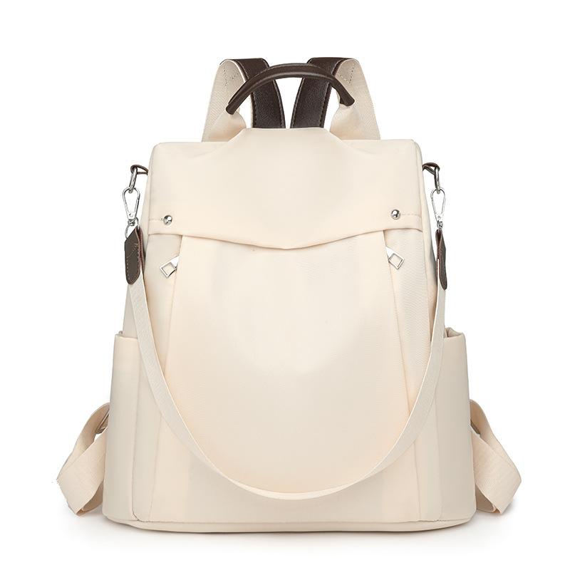 Anti-Theft Backpack Women's Nylon Travel Bag Multifunctional Lightweight Shoulder Bag