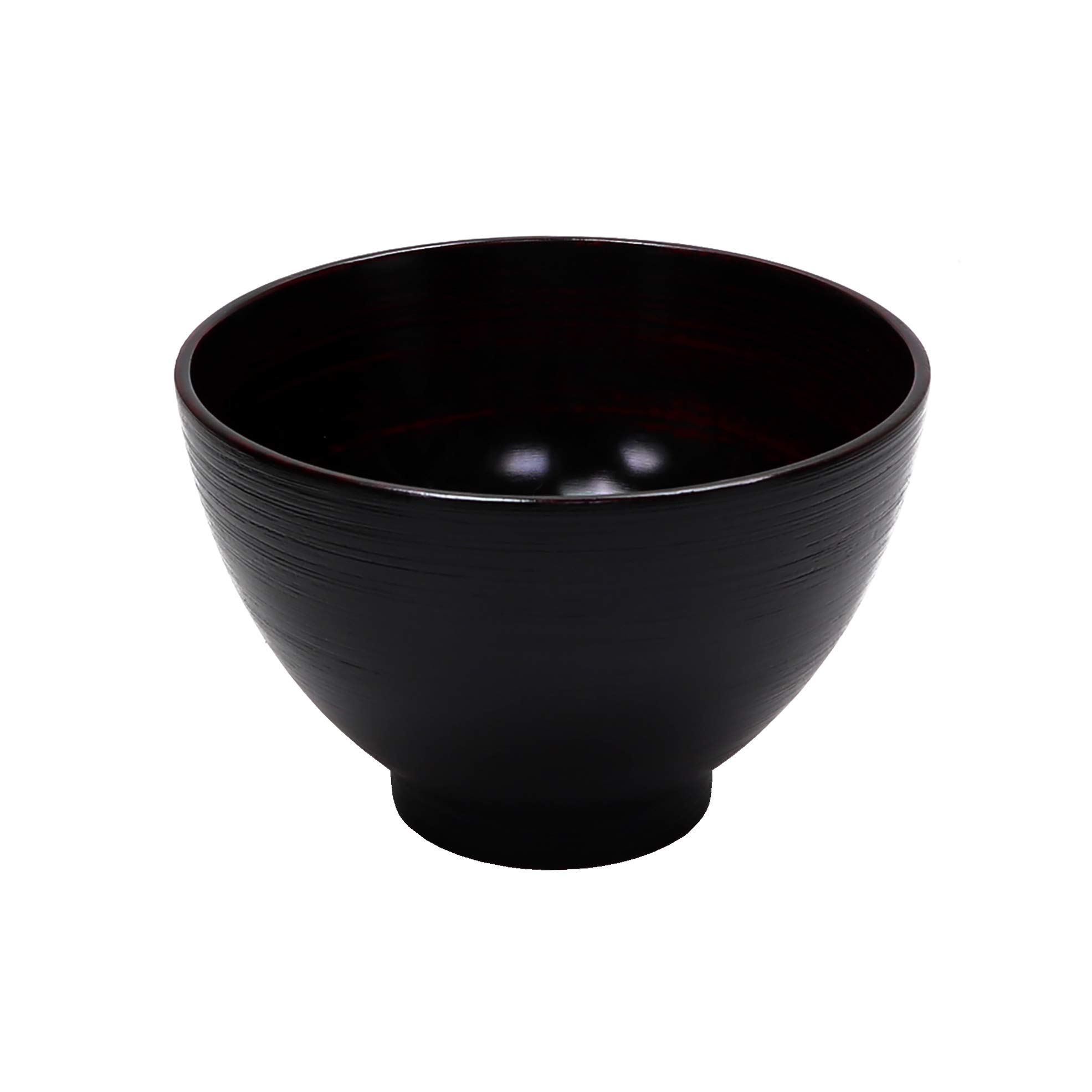 

Osaka Choseido Bowl Soup Bowl Wooden Miso Soup Bowl Akebono Lacquer Yamanaka Lacquer Wood Grain Lacquer Original Large Diameter 14.2cm