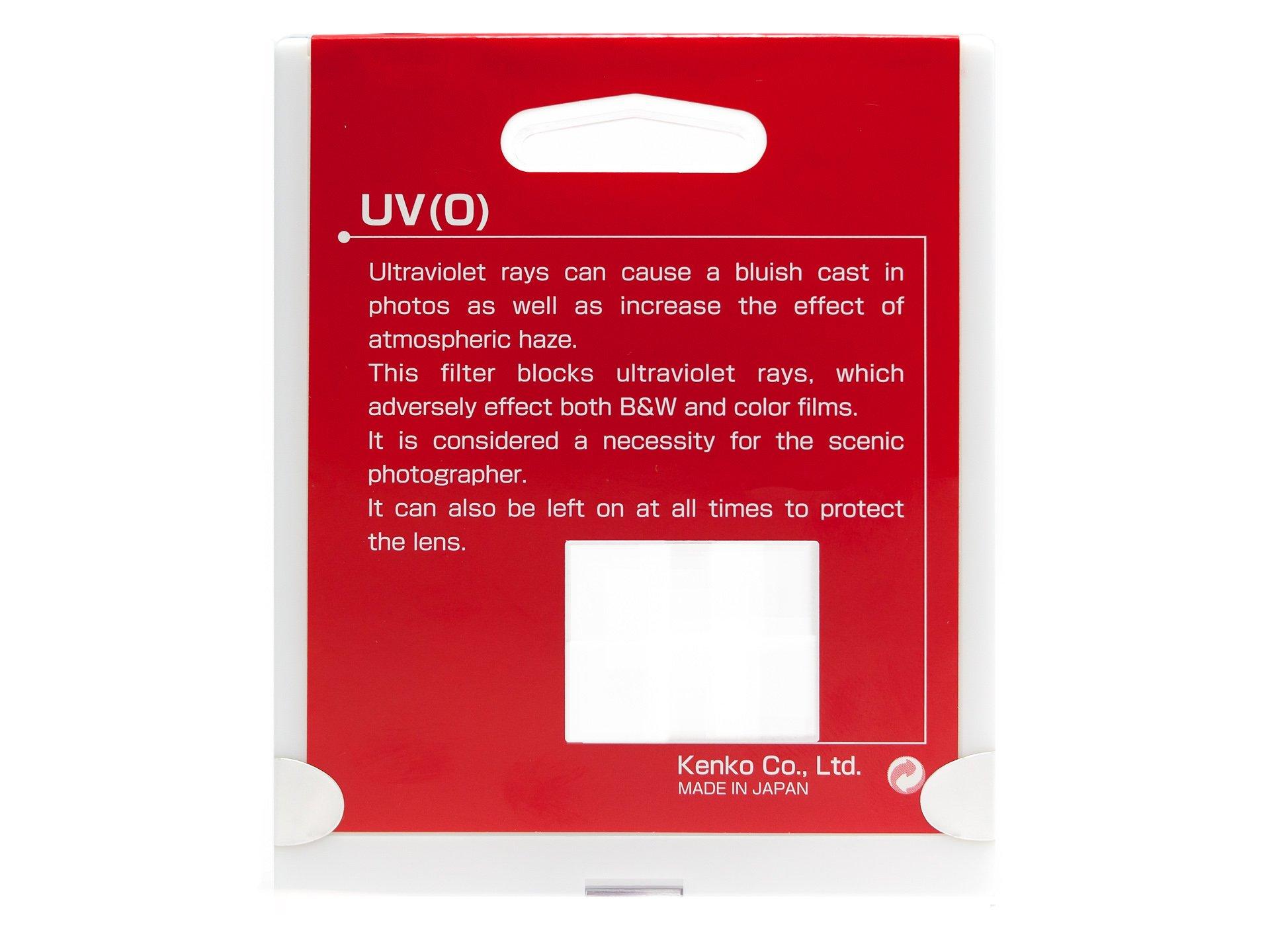Kenko UV Lens Filter MC UV 52mm for UV Absorption (152027)