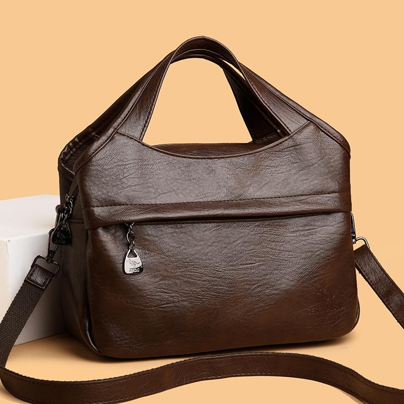 Borsa a Spalla Singola, Borsa a Tracolla Stampata Patchwork, Borsa Grande Capacità, Borsa da Portare a Spalla