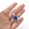 Vampire Diaries Anti-Sunlight Silver-Plated Cat's Eye Stone Necklace - European/American Film & TV Series Accessory