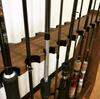 WOOD WORKS Made in Japan Rod stand for 19 rods on both sides Body Felt [Brown] [Black]