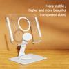 Desktop Mobile Phone Tablet Holder, Computer Acrylic Transparent, Suitable for Ipad, Student Dormitory Desk Reading Support