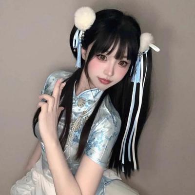 Barrettes Bowknot Tassel Hair Clip Tassel Cosplay Headwear Creative Chinese Style Hairpin Party