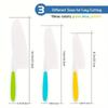 Kitchen Safety Non-Hand Cutting Plastic Fruit Vegetable Knife Set Saw-Toothed Cake Knife Easy to Use for All Ages