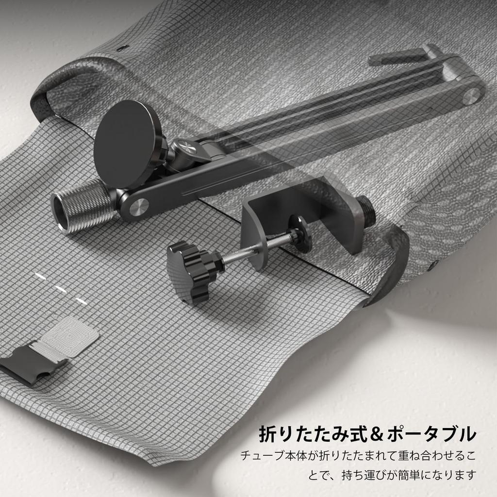 Monitor Arm for Mobile Monitors and with Magnetic 360 Degree Integrated Adjustment High Load Aluminum Alloy Tablets, Holder, 15.6/18.5 Inch,