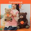 Teddy Bear Orange Bear Brown Bear Toy Pillow Plush Stuffed Gift Cushion