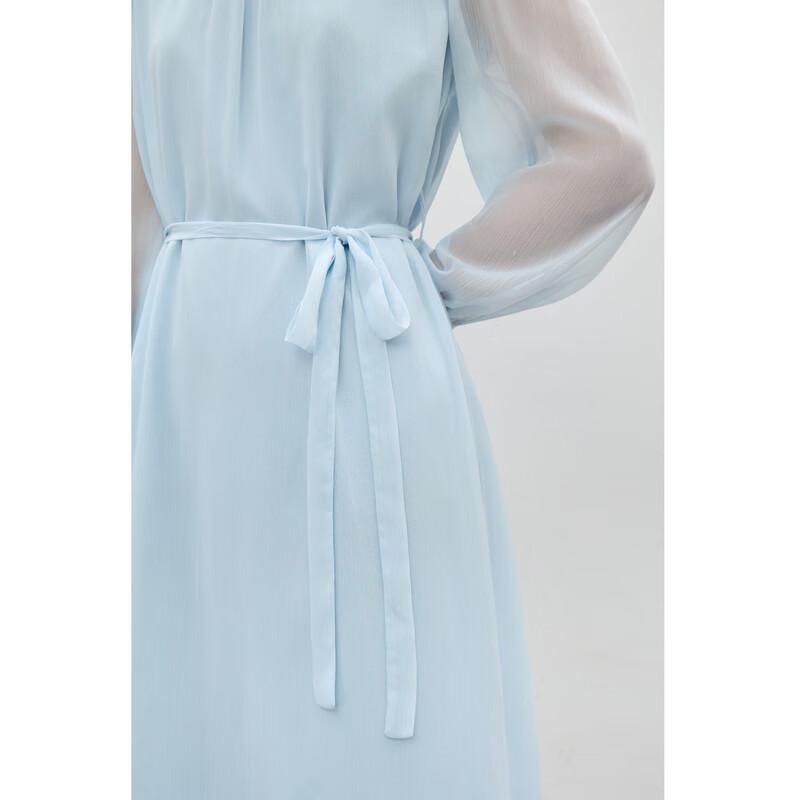 French Lace Waist-Cinched Temperament Dress
