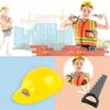 7Pcs Construction Worker Costumes for Boys,Toddler Dress Up Clothes,Kids Builder Career Outfit,Pretend Role Play Toy Set