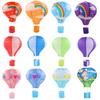 Hand-Folded Rainbow Hot Air Balloon Lantern - Christmas, Birthday, Party, Kindergarten Hanging Decoration