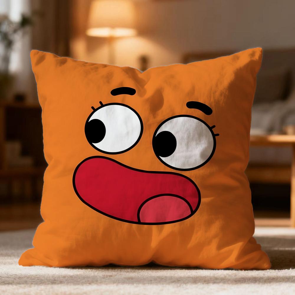 Federa Cuscino Calda T-TThe Amazing World Of Gumball Morbida Lavabile per Divano Letto Viaggio Ufficio