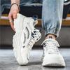 Men's Sneakers Low-top Thick-soled Dad Shoes Casual Sports Versatile for All Occasions 39-44